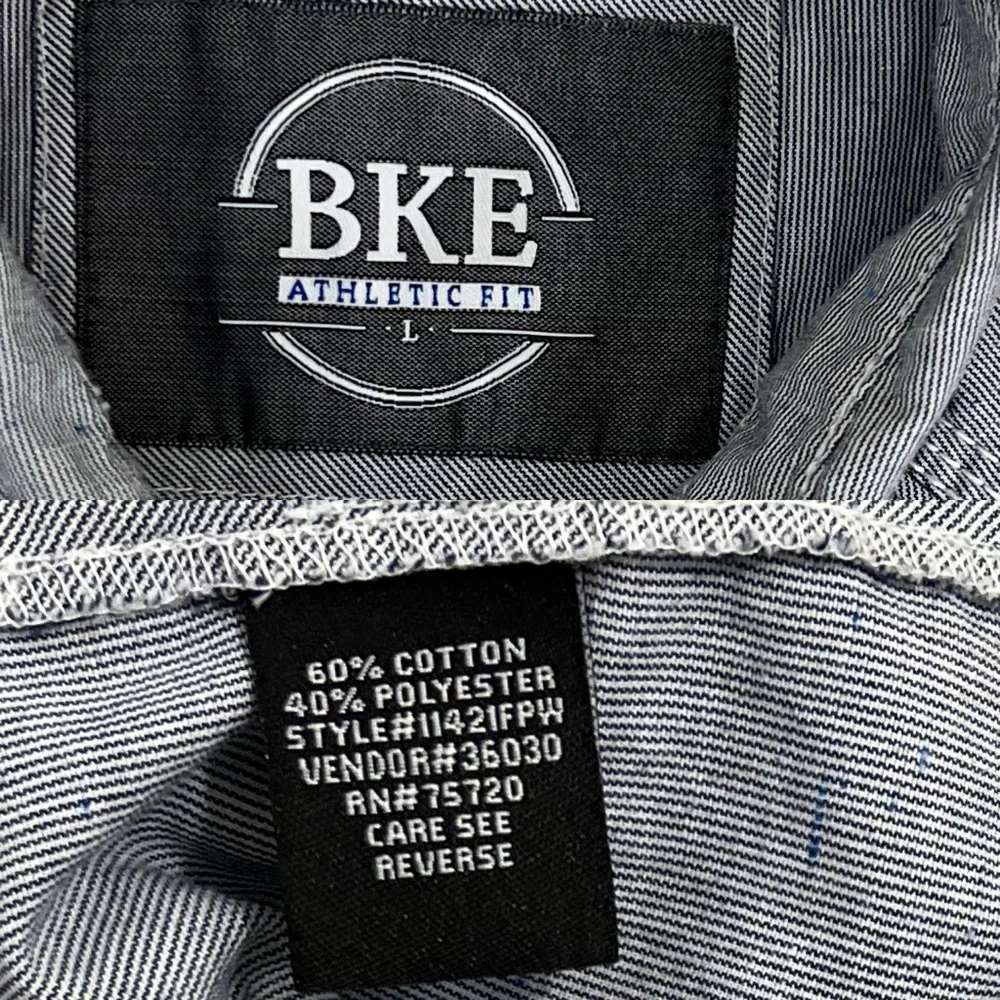 Buckle Men’s Athletic Fit Button Down Shirt - Picture 6 of 8